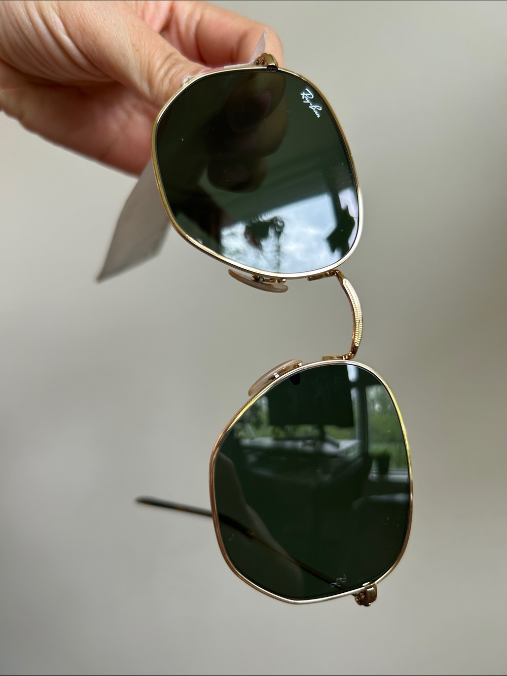 Ray-Ban 3548N | NEVER worn original package ✨❤️ golden frame + green lens - Picture 6 of 9